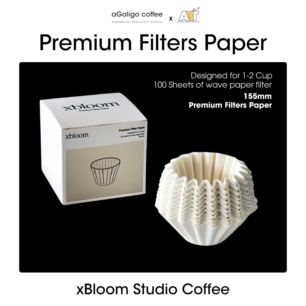 กระดาษกรองกาแฟ xBloom Premium Wave Paper Filters 100 แผ่น | Shopee Thailand