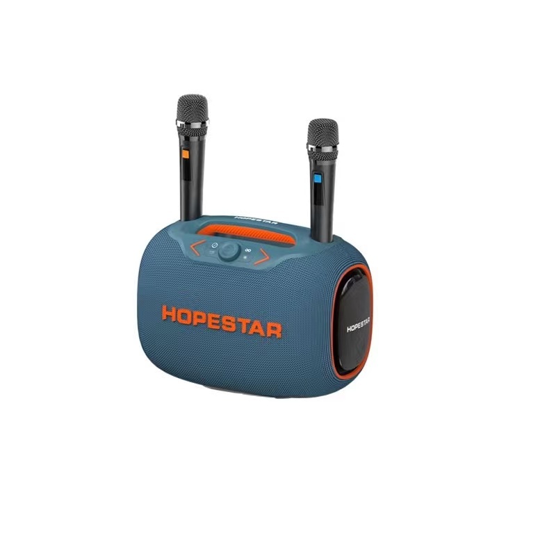 HOPSTAR PARTYBOX ลำโพงบลูทูธ 120 วัตต์ พร้อมไมค์ลอย 2 อัน ปรับเบสได้ 3 ...