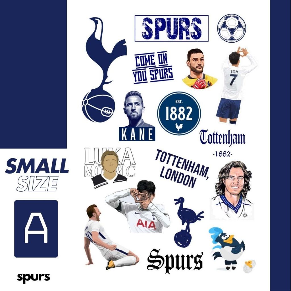 [Small Size] Tottenham Hotspur - สติกเกอร์ Spurs - KAMII | Shopee Thailand