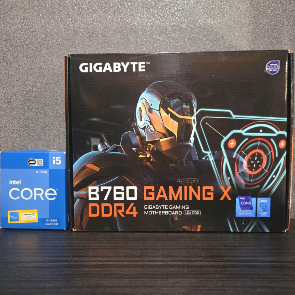 CPU INTEL CORE I5 12400 (Intel UHD Graphics 730) + GIGABYTE B760 GAMING ...