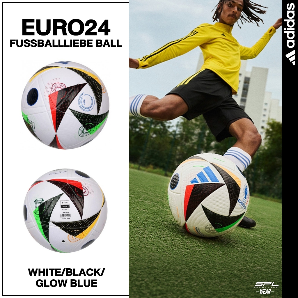 Adidas อาดิดาส ลูกฟุตบอล Euro 24 Fussballliebe League Ball IN9369 (1400 ...