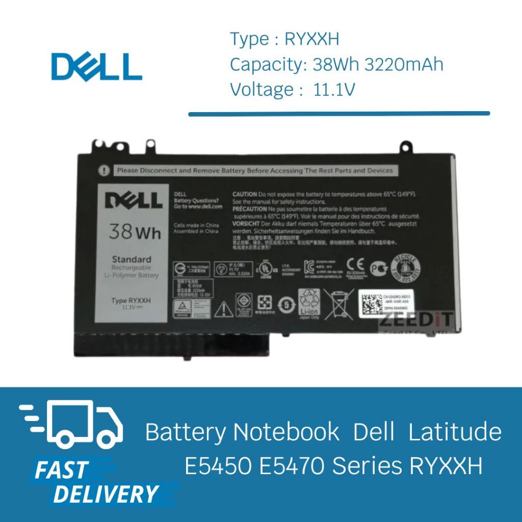 thumbnail image 2 of 14.0" Matte HD LED LCD Screen For Dell Latitude E5450 / E5470 – 1366x768 2 of 6