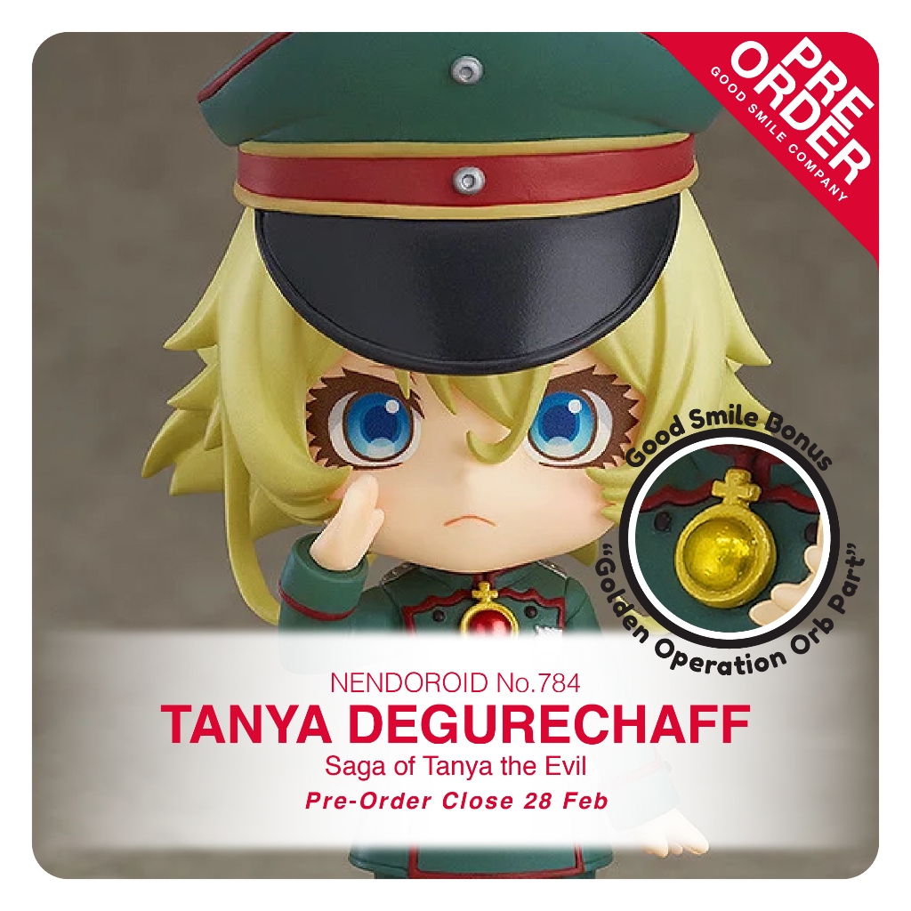 Figurine Pop Up Parade Tanya The Evil - Goodsmile 16cm - Avec Fusil Magique Et Visage Interchangeable