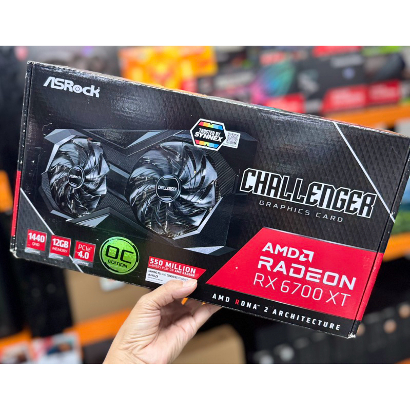 ASROCK AMD RADEON RX 67 00 XT CHALLENGER D 12GB OC - 12GB GDDR6 ...