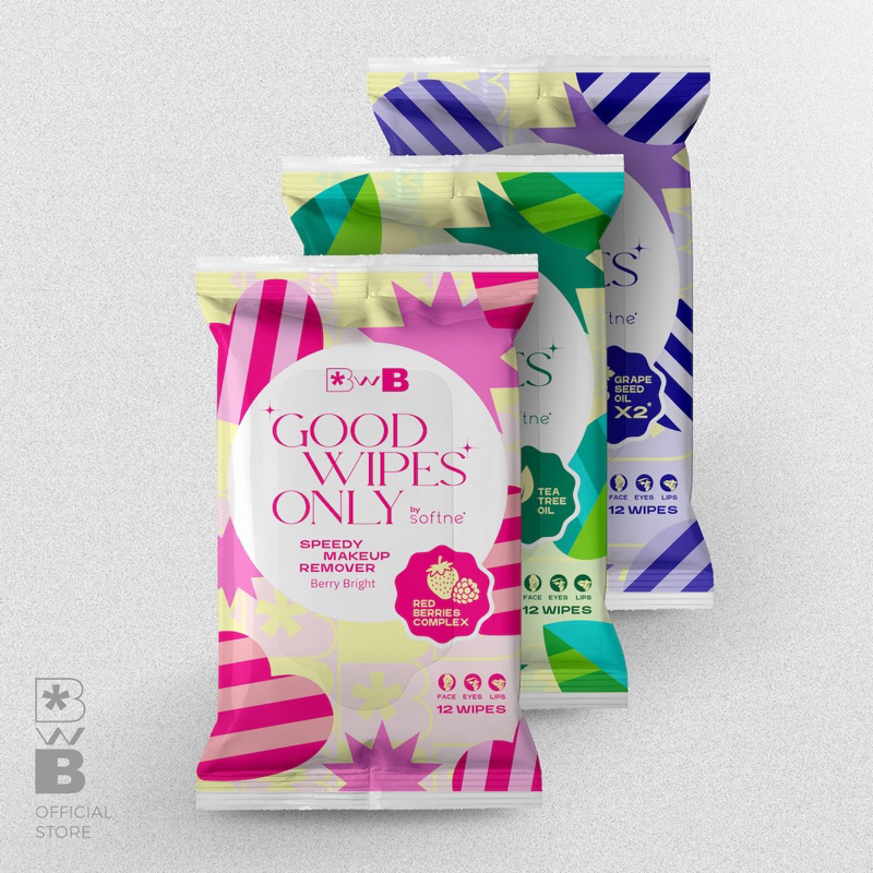 (Set4ซอง) BWB Good Wipes Only Speedy Makeup Remover | Shopee Thailand