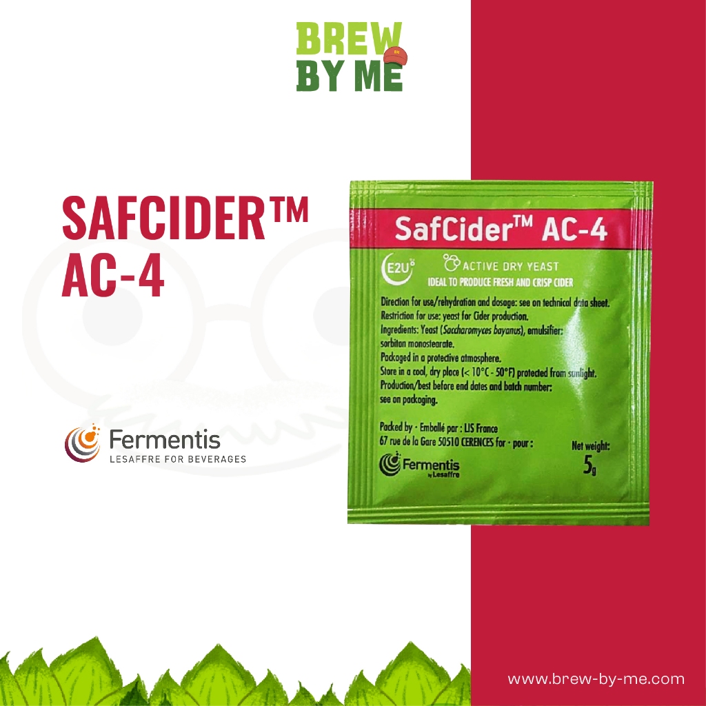 ยีสต์หมักไซเดอร์ Fermentis Safcider AC-4 Crisp Ciders #homebrew ...