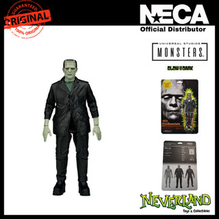 NECA Universal Monsters Retro Glow in the Dark Frankenstein 7” Scale ...