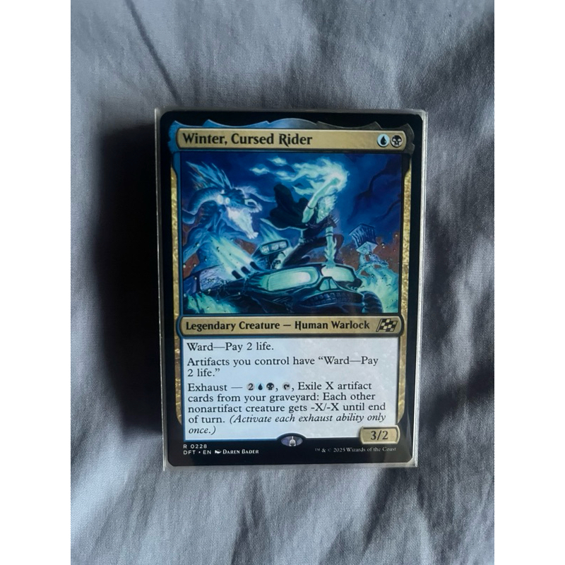 การ์ด MTG Winter, Cursed Rider Multi Magic the Gathering EDH รุ่น DFT ...