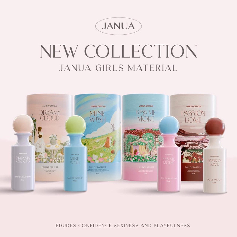 น้ำหอมเจนยัวร์ คอลเลคชั่นใหม่ JANUA NEW COLLECTION JANUA GIRLS MATERIAL