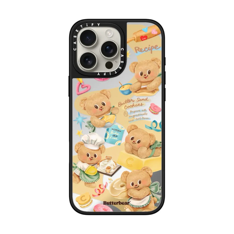 CASETIFY Butterbear 16PM/16Pro/15/15Plus/14PM/14/13Pro/12Pro พรีออ