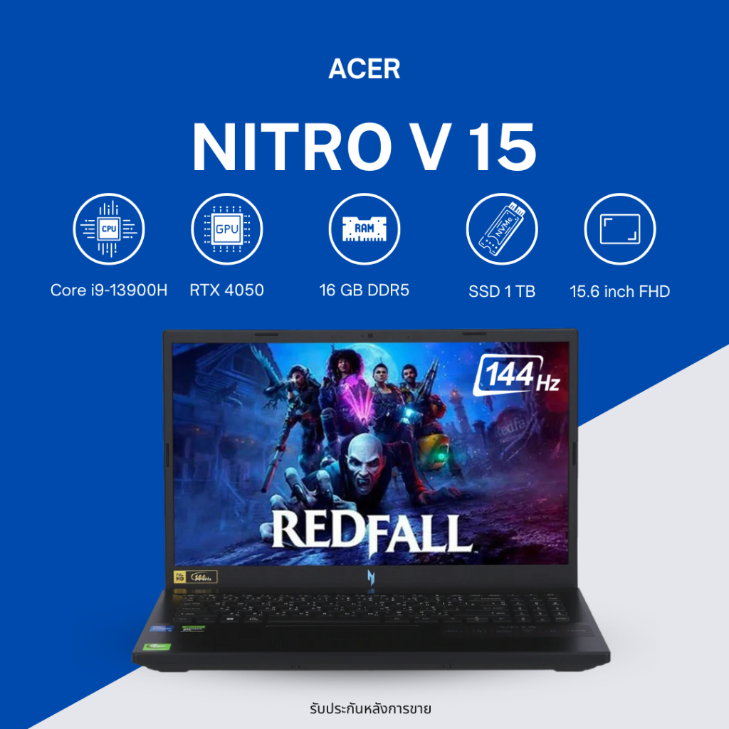 Acer Nitro V 15 ANV15-51-906C CPU : Core i9-13900H ram : 16 GB DDR5 ...