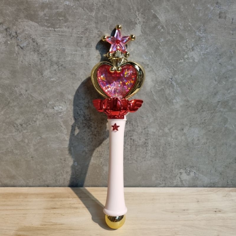 Sailor Moon S Chibi Moon Pink Moon Stick Rod Wand BANDAI JAPAN 1994 ...