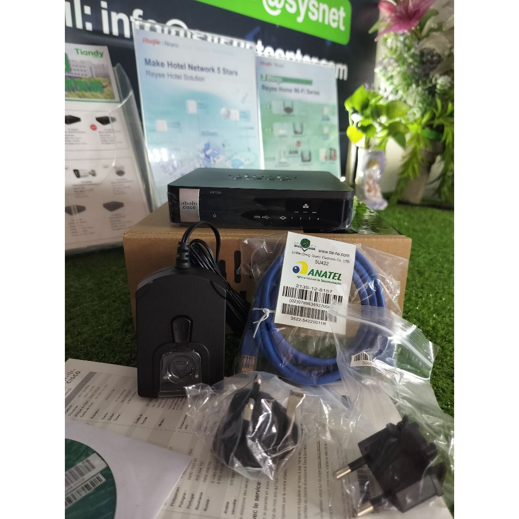 Cisco RV130 Gigabit VPN Router, 4 Port Gigabit,VPN 10 Tunnels รองรับ 4G ...