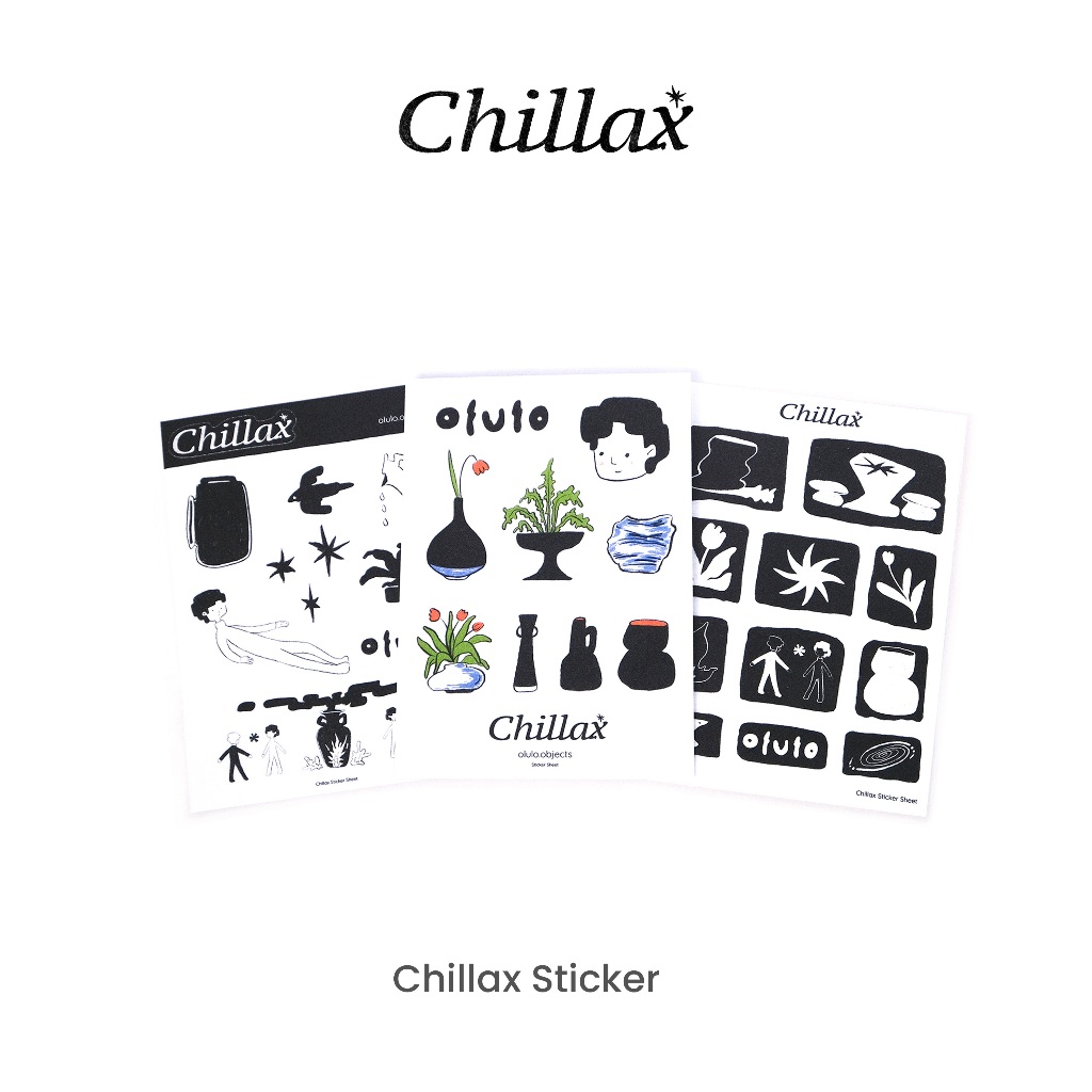 olulo Chillax - Sticker (Original Artwork by olulo.objects) | Shopee ...