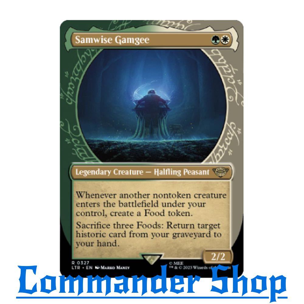 Samwise Gamgee (Legendary Creature - Halfling Peasant) Green White Mv2 ...