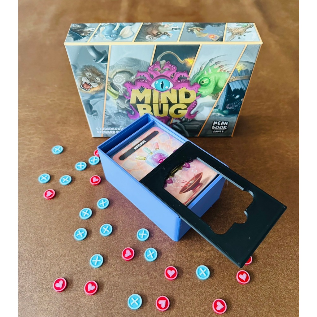 [Plastic] Mindbug Board Game: Travel Box + Upgrade Token - กล่องจัดเก็บ ...
