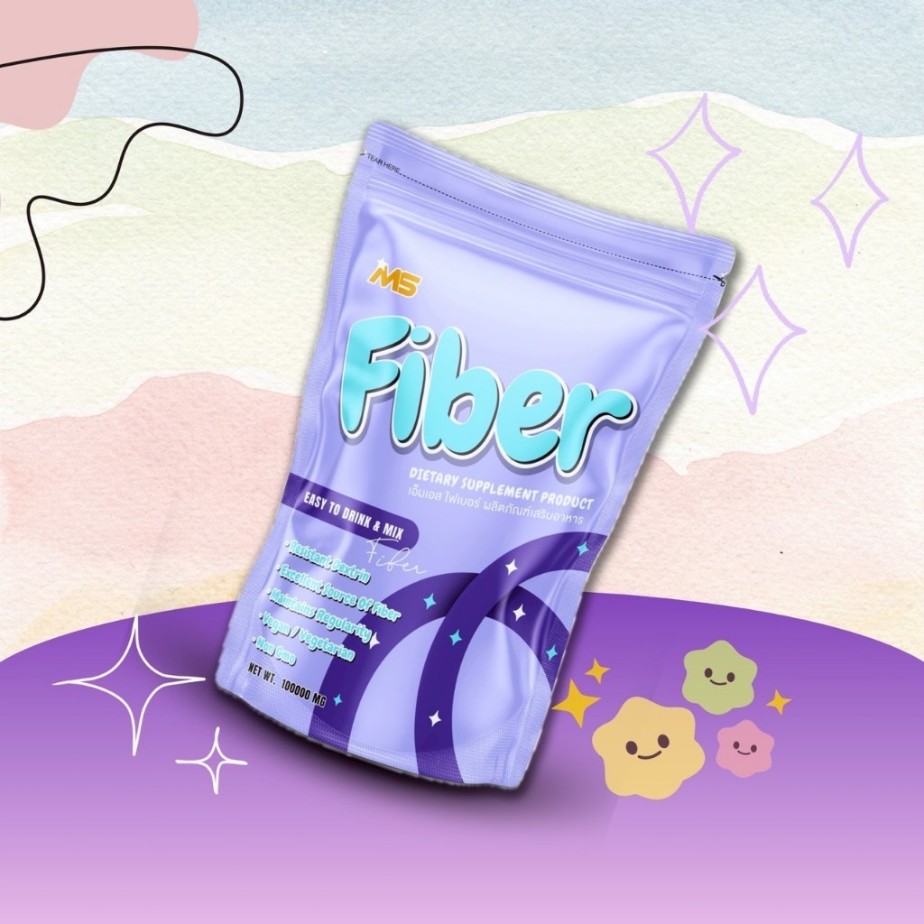 MS FIBER ใยอาหาร ไฟเบอร์ รส ธรรมชาติ ไร้การแต่งสี กลิ่น รส | Shopee ...