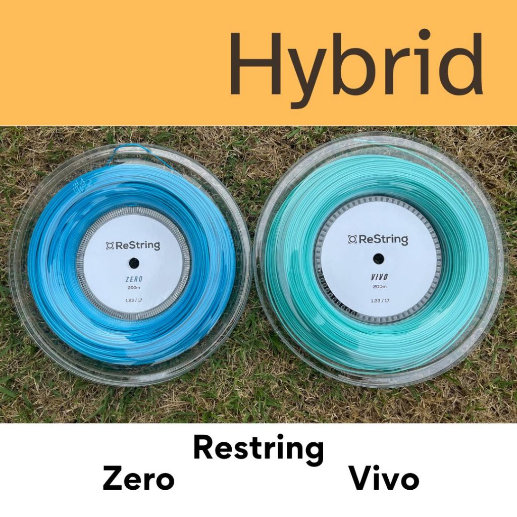 เอ็นเทนนิสไฮบริด Restring Zero / Vivo Hybrid (ตัดแบ่ง) | Shopee Thailand