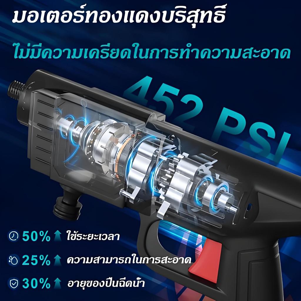 DECKER COD แบตเตอรี่ ปืนฉีดน้ำแรงดันสูง ไร้สาย เครื่องฉีดน้ำแรงดันสูง ...