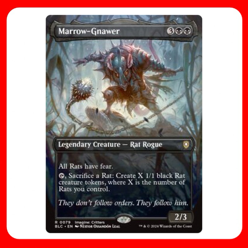 [MTG] Marrow-Gnawer [BLC] [BLACK] [RARE] [NORMAL] [ENG] (การ์ดเมจิค ...