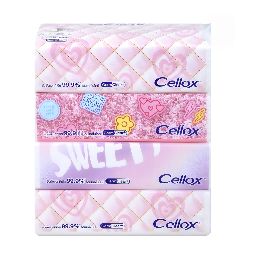 Cellox กระดาษเช็ดหน้า – Flower, Pastel, Premium, Friends, Decor, Pop Up ...