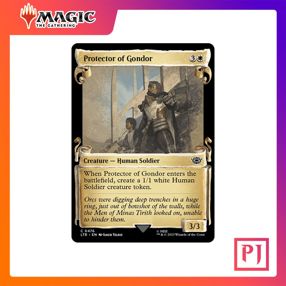 [MTG] Protector of Gondor (Showcase) [LTR] [WHITE] [COMMON] [NORMAL ...