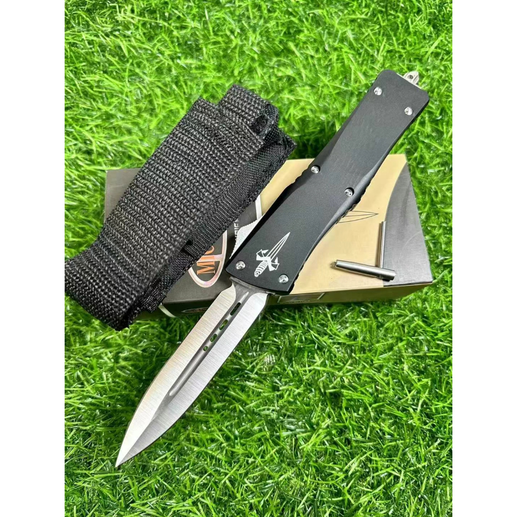 มีดเดินป่า 2025Microtech Combat Battle Tooth Dragon Straight Jump Shank ...