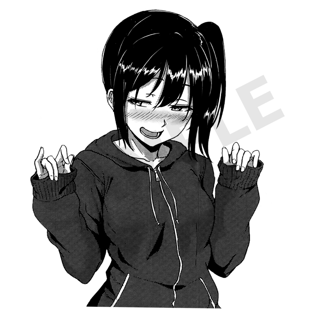 อนิเมะ Ahegao Anime สติ๊กเกอร์ 2 แผ่น Ahegao Sticker อนิเมะ เอจจิ สติก ...