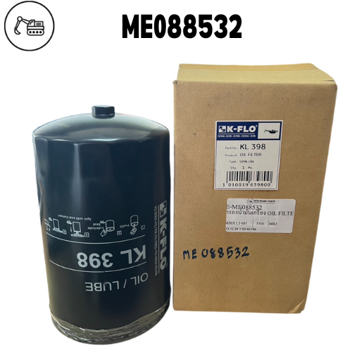 กรองน้ำมันเครื่อง SK200-3-5-6 ME088532 ME-088532 K Flo KL 398 P550406 ...
