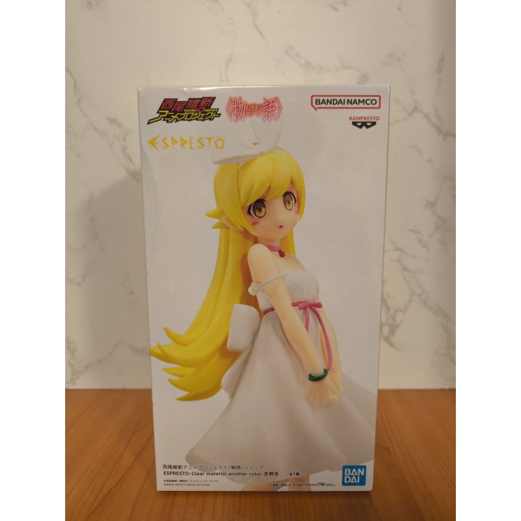 Banpresto Figura Shinobu Oshino Monogatari Series Espresto - Clear Material Another Colore 20 Cm Multicolore