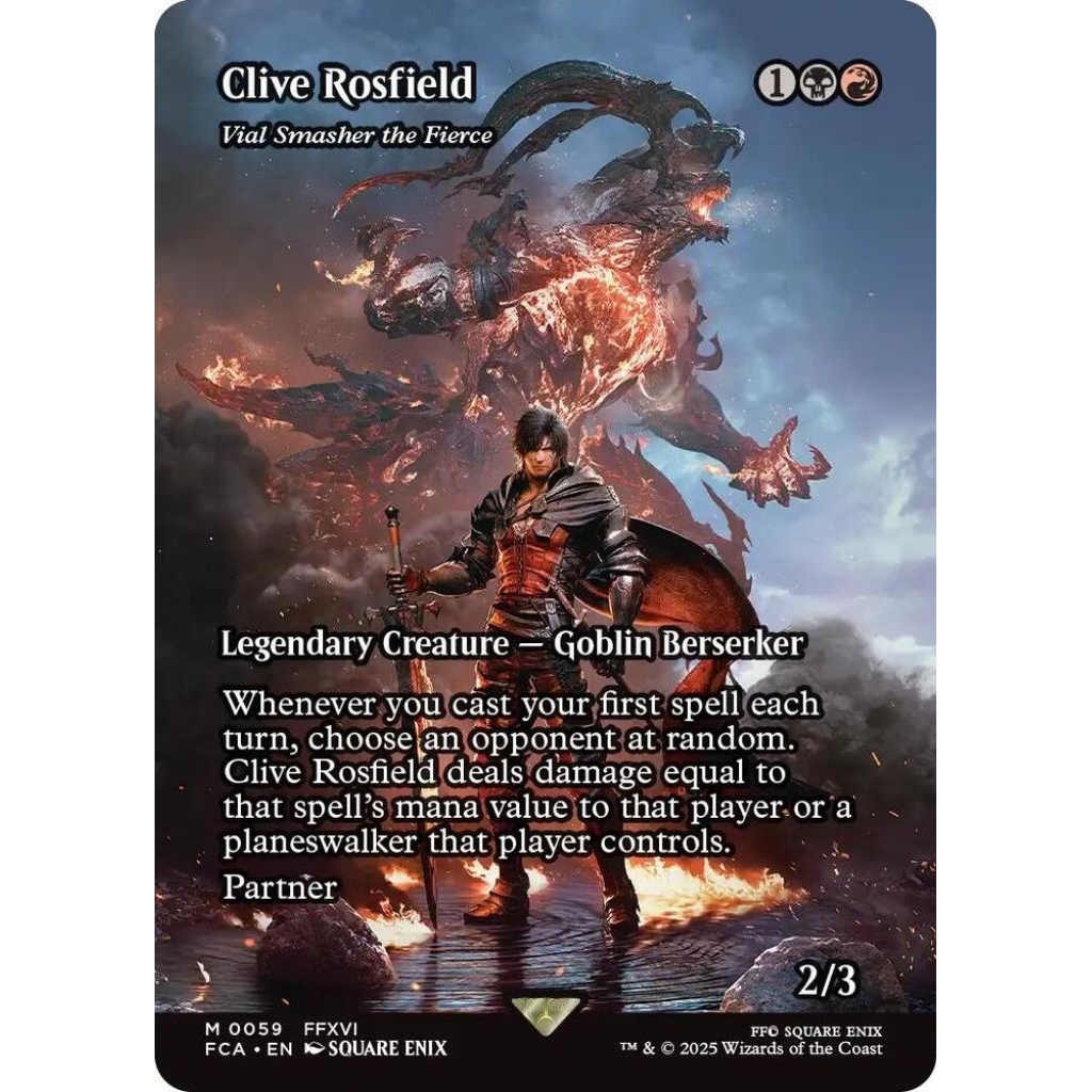 MTG : Clive Rosfield - Vial Smasher the Fierce (Showcase) - FINAL FANTASY:  Through the Ages (FCA) | Shopee Thailand