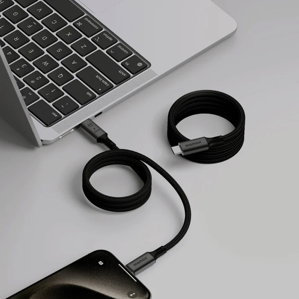 สายชาร์จ MOMAX Mag Link USB-C to USB-C 100W USB3.2 Gen 2x2 Magnetic ...
