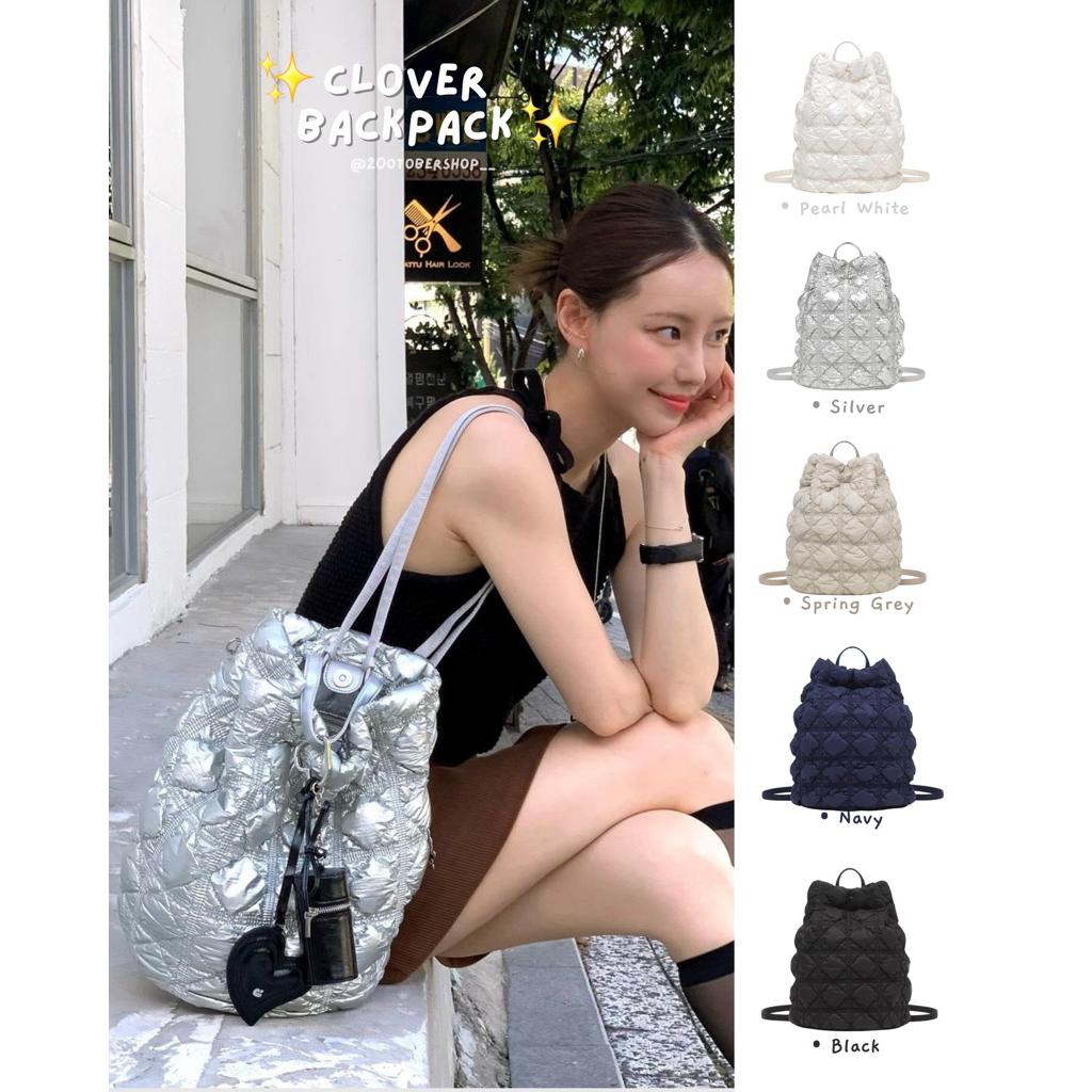 🎒 (พร้อมส่ง/🛵แมสส่งด่วน) แท้ 💯 สแกนเช็คได้ | CARLYN BAG รุ่น CLOVER ...