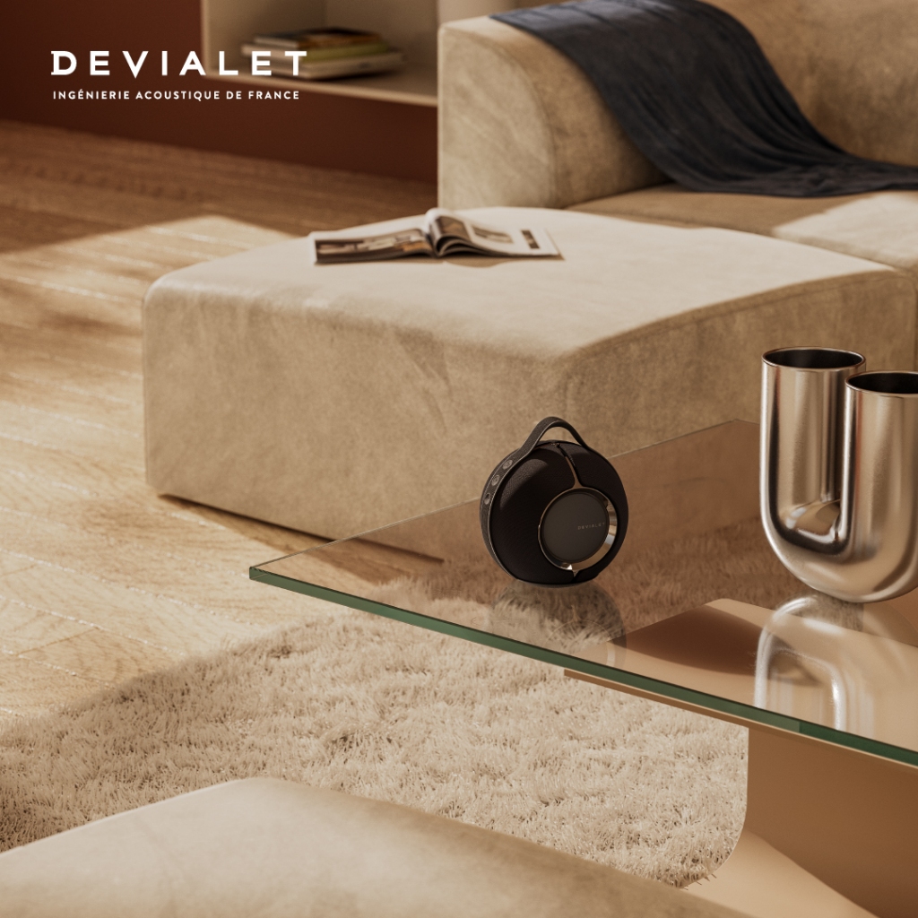 完動美品) DEVIALET MANIA せかす BLACK ワイヤレススピーカー