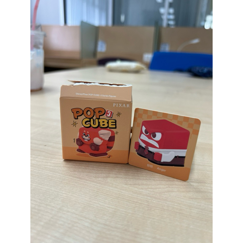 pop cube anger ของแท้ pop mart **แกะแล้ว** | Shopee Thailand
