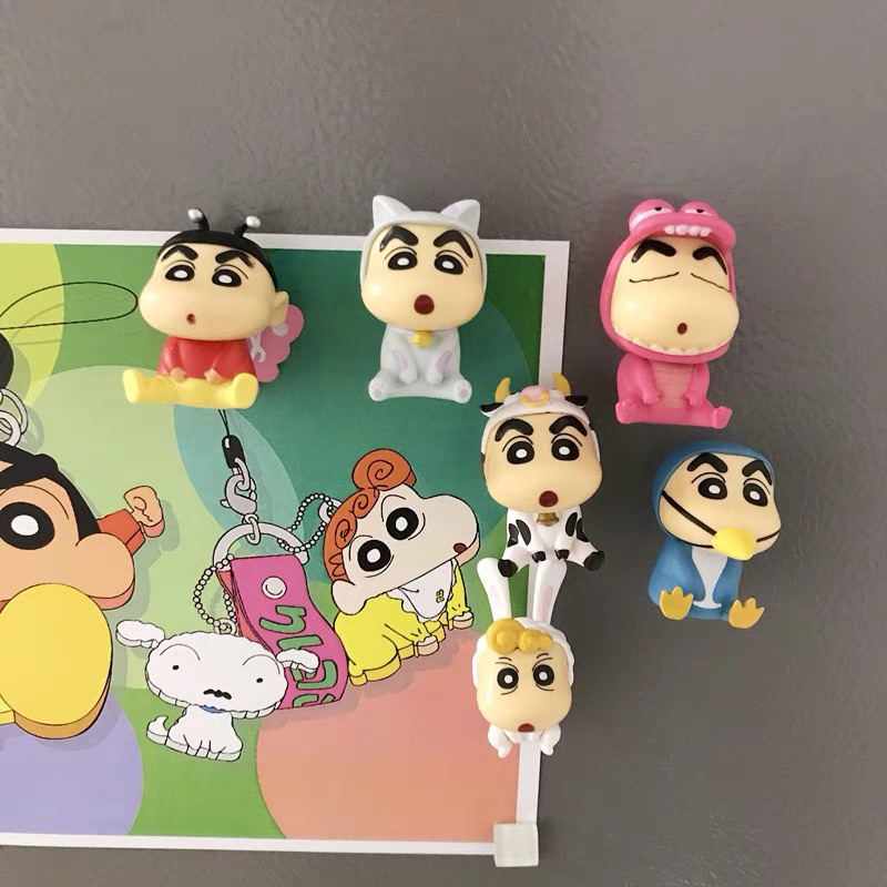 (Pre-order) Set 6ชิ้น แม่เหล็กติดตู้เย็น ลายShin chan Magnet Shin chan ...