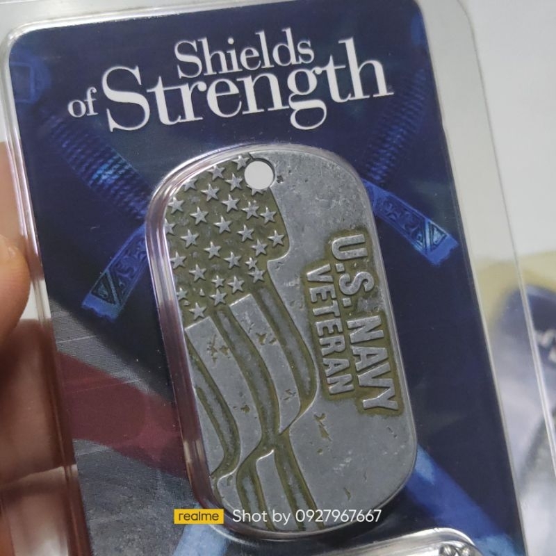 (ส่งฟรี Genuine) Gog tag shields of strength..made in USA | Shopee Thailand