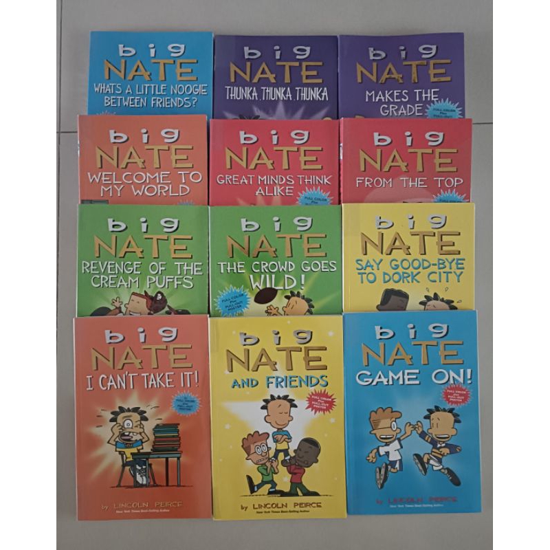 หนังสือ Big Nate จำนวน 12 เล่ม พร้อมห่อปก | Shopee Thailand