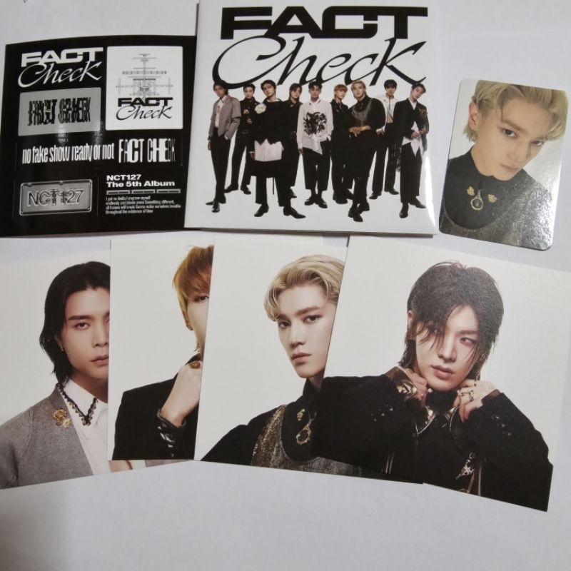 NCT 127 Fact Check Poster Group Exhibit version การ์ดแทยง สภาพดี ...