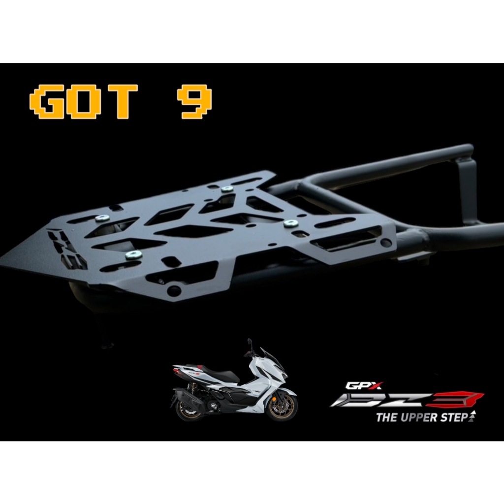 Rack สุดพรีเมี่ยม ตะแกรงท้าย premium double rack ตะเเกรง rack ท้าย gpx ...