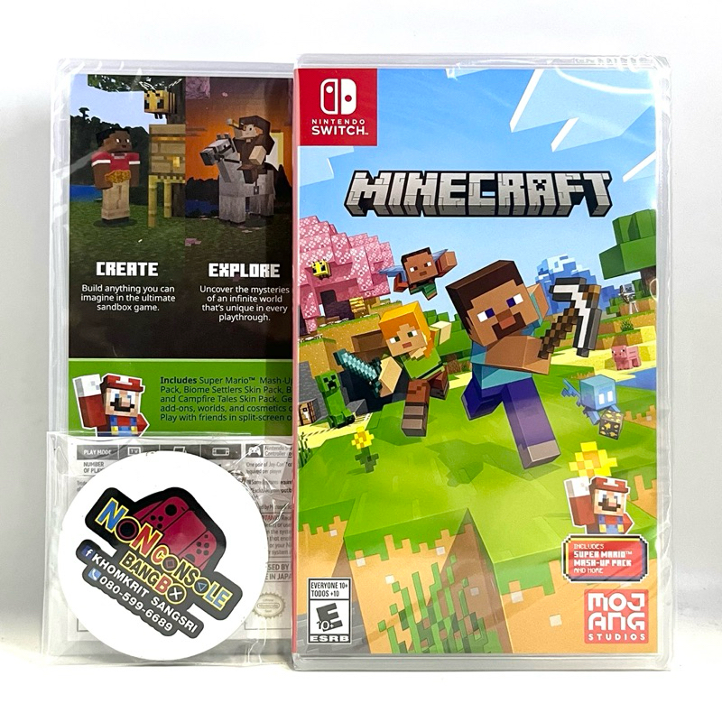 MINECRAFT (ปกใหม่) (USA) ,ENG NINTENDO SWITCH | Shopee Thailand