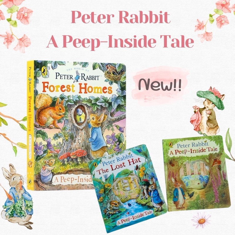 Usborne Peter Rabbit A Peep-Inside Tale หนังสือบอร์ดบุ๊คสำหรับเด็ก ...