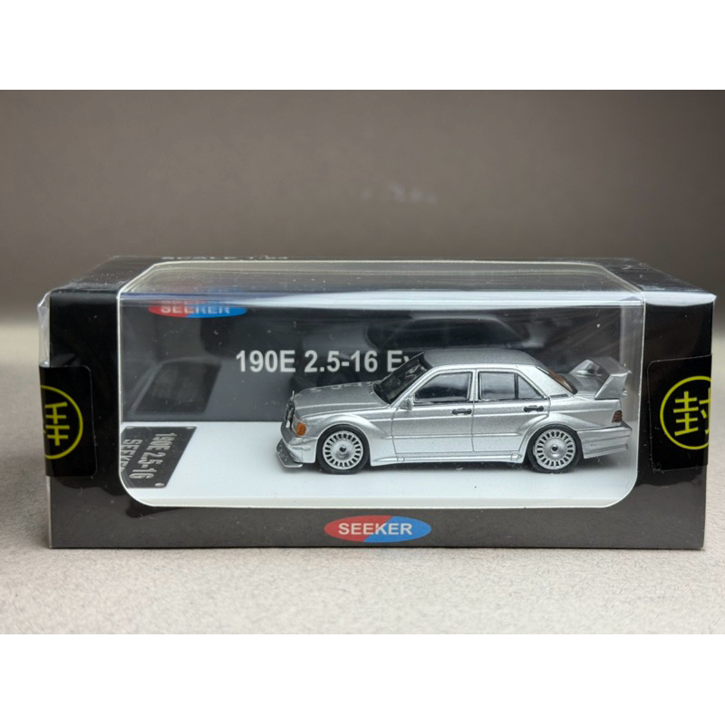 Miniature Seeker 1/64 Mercedes 190E 2.5-16 Evolution – Moulée Sous Pression, Neuve