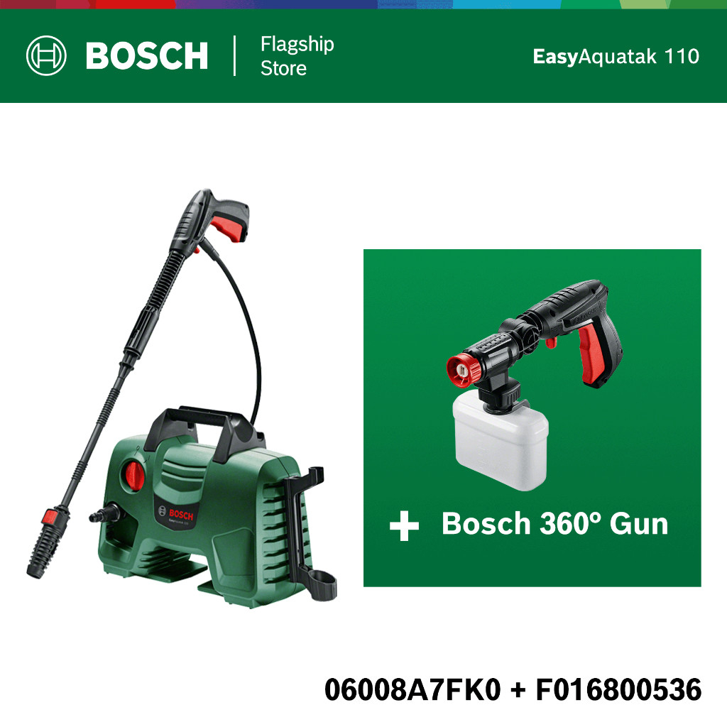 BOSCH EasyAquatak 110 hogedrukreiniger 1300 W in doos - 06008A7F00