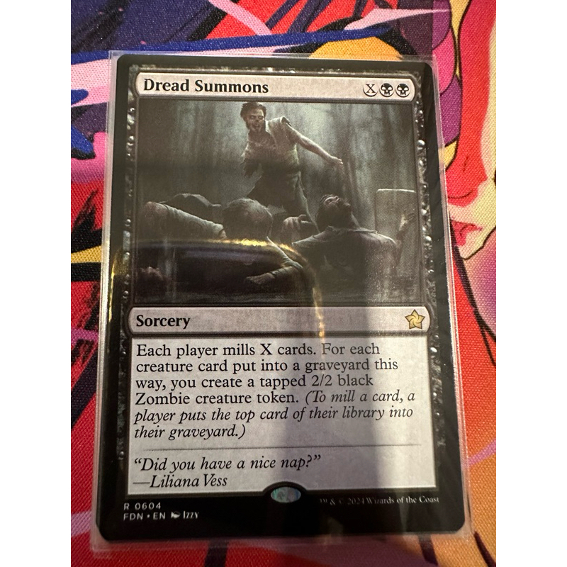 Dread Summons การ์ด Magic The Gathering ของแท้ จากชุด Foundations ...