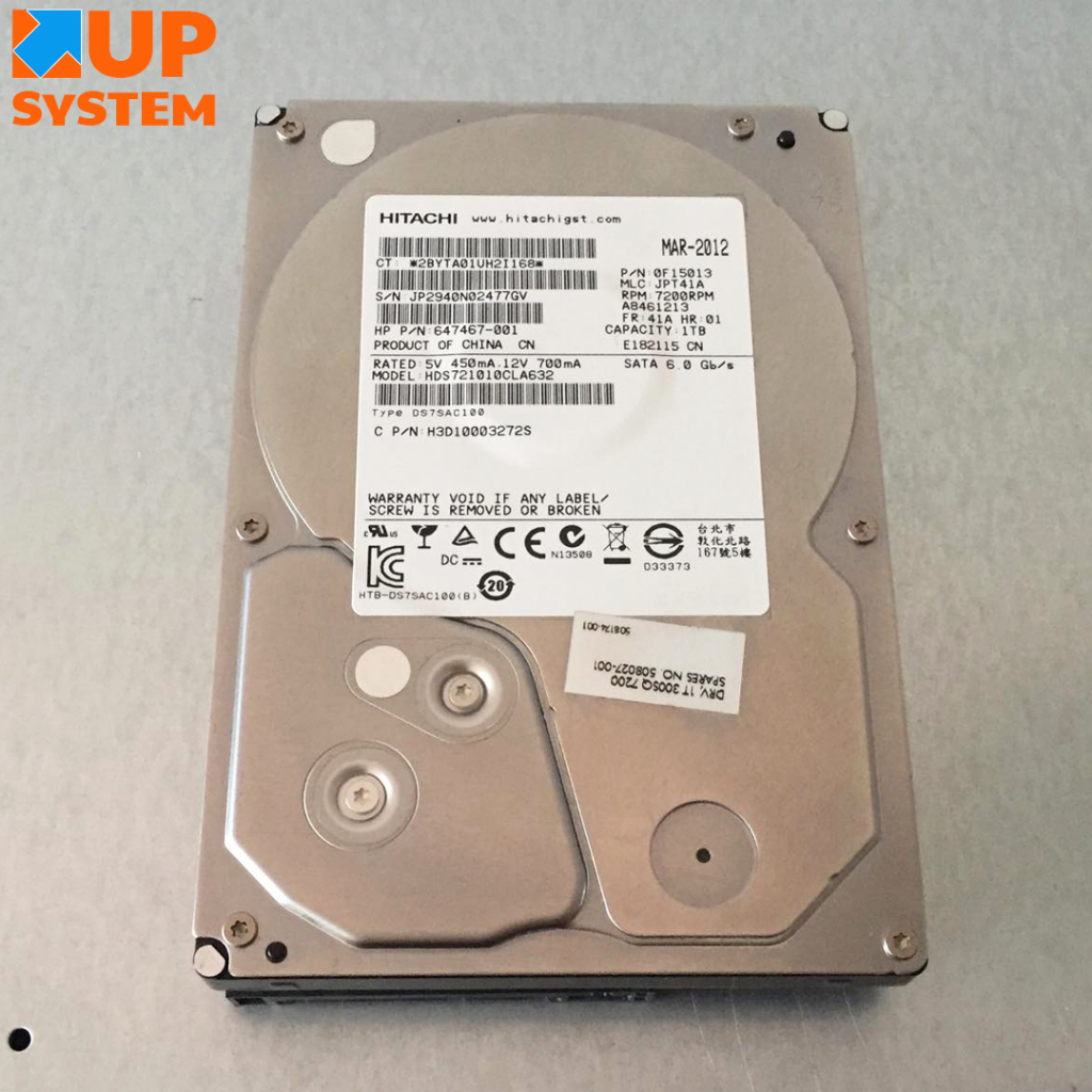HDD HITACHI 1TB /SATA /RPM 7.2k /Size 3.5นิ้ว (ฮาร์ดดิสก์มือ2) | Shopee ...