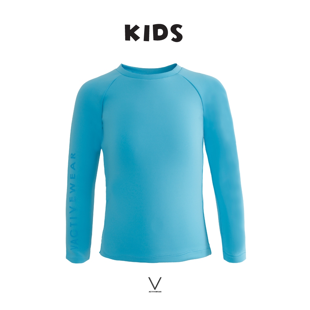 KIDS COLLECTION OCEAN BLUE RASH GUARD TOP SS2025 เสื้อว่ายน้ำเด็ก แขน ...