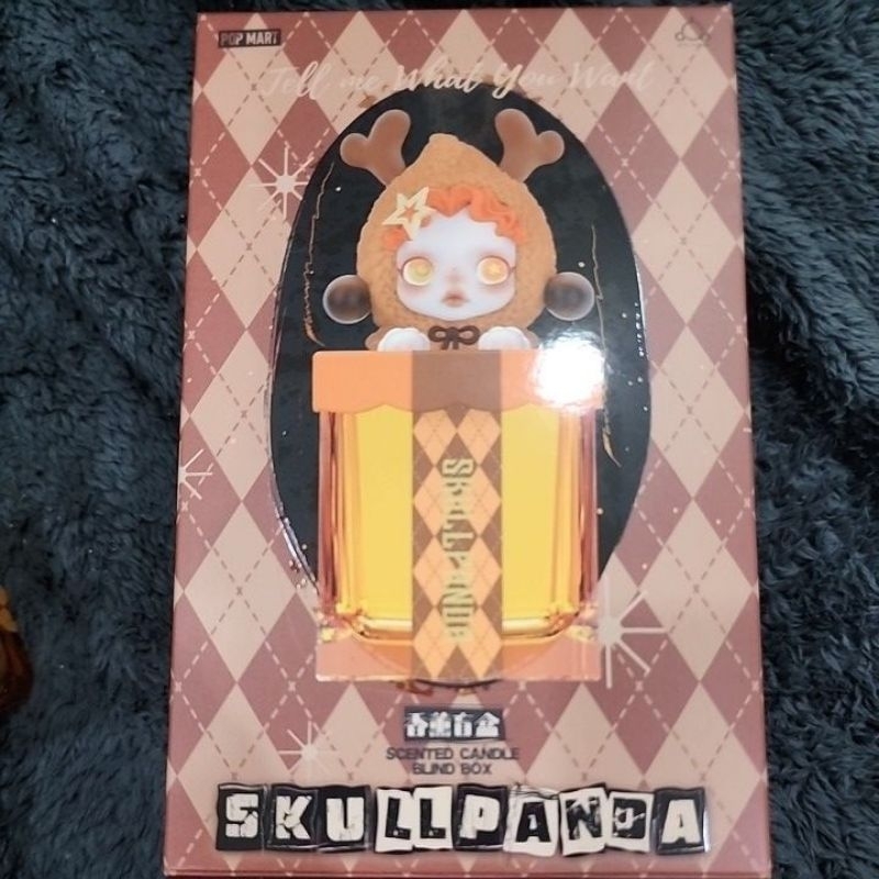 POPMART SKULLPANDA Tell me what you want - scented candle | Shopee