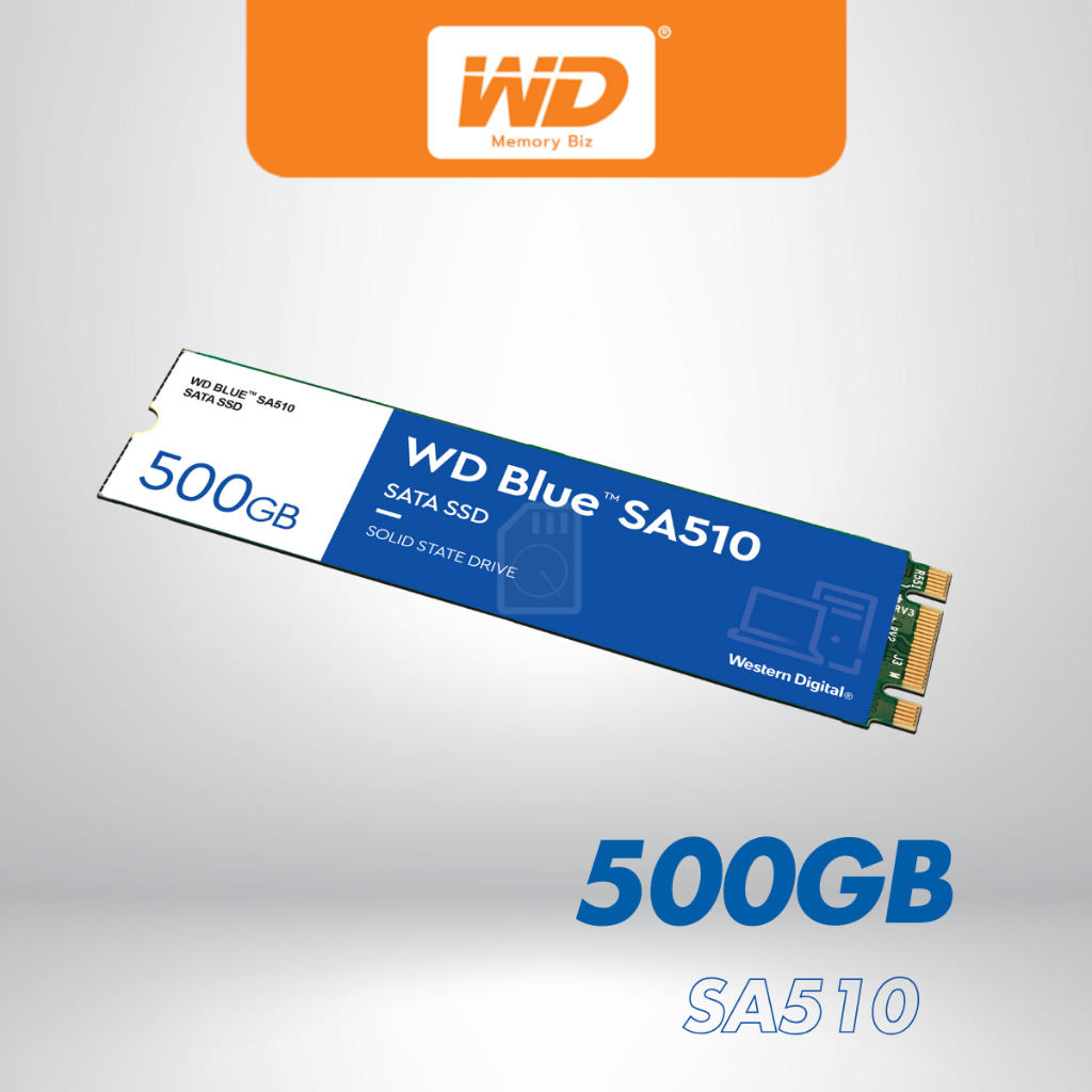 WD Blue SA510 SSD 500GB M.2,SATA 3(6GB/S) - READ560, WRITE 510 WDBLUE ...