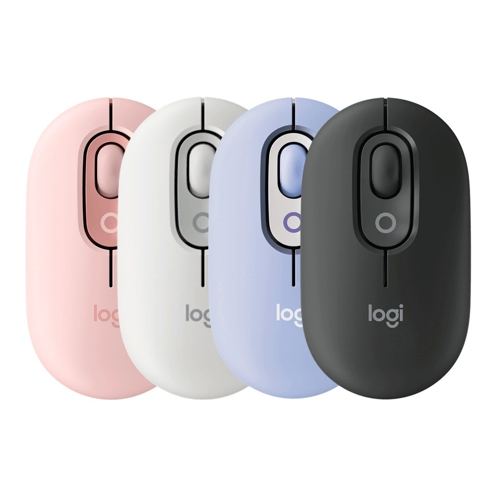 🔥ขายดีมาก🔥Logitech POP Wireless Mouse with Emoji Bluetooth เมาส์บลูทูธ ...